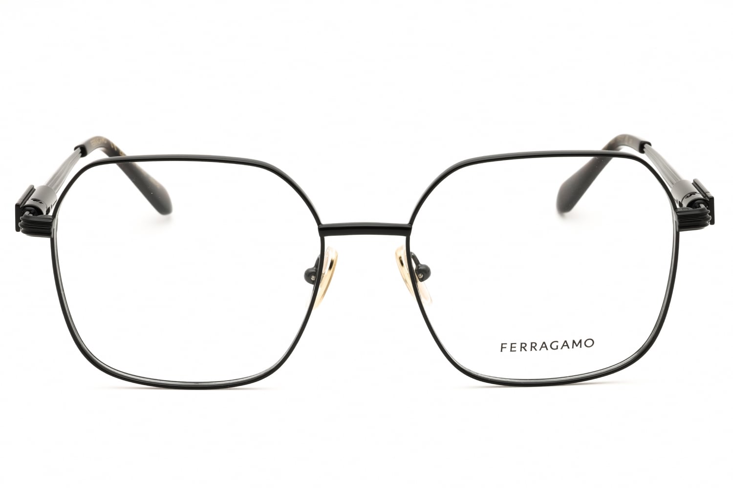 Salvatore Ferragamo SF2239 - Black, Metal, Round frame