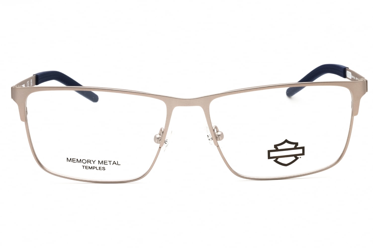 Harley Davidson HD50102 - Matte Light Nickeltin, Metal, Rectangle frame