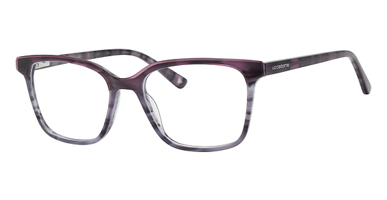 Liz Claiborne L 483 - Plum Lilac, Acetate, Rectangle frame