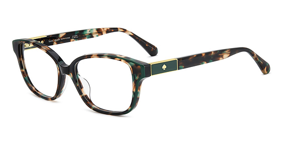 Kate Spade KS Cherette2/US - Green Havana Green, Acetate, Rectangle frame