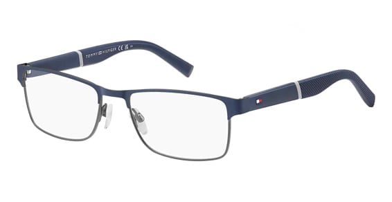 Tommy Hilfiger TH 2041 - Matte Brown Ruthenium, Stainless Steel, Rectangle frame