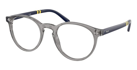 Polo PH2297 - Shiny Transparent Grey, Plastic, Round frame
