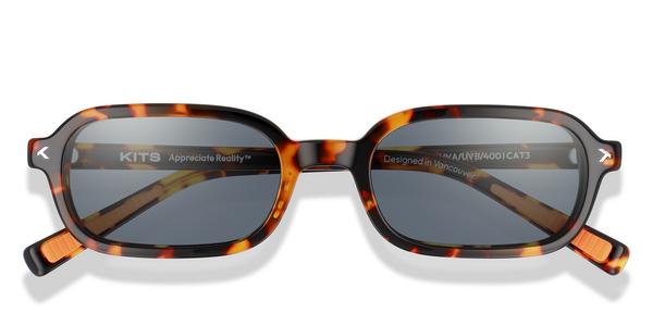 KITS Venture Sport Sun - Havana, Acetate, Rectangle frame