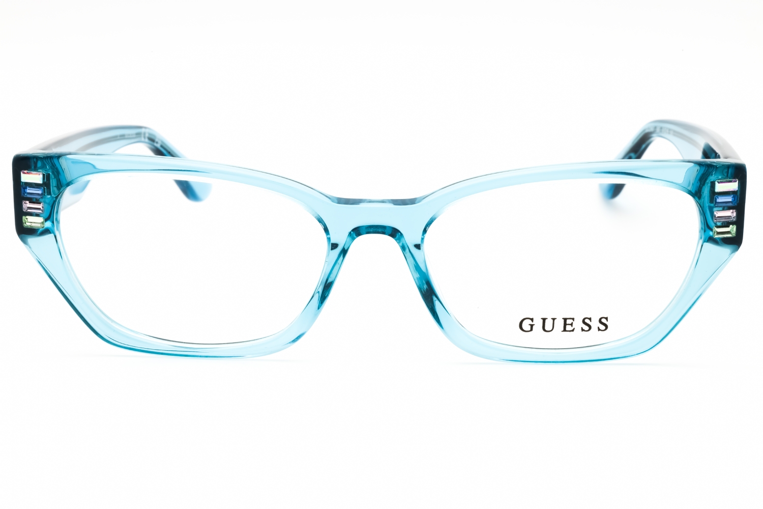 Guess GU2967 - Shiny Turquoise, Acetate, Cat Eye frame