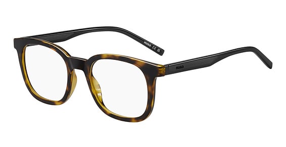 HUGO HG 1315 - Havana, Plastic, Rectangle frame