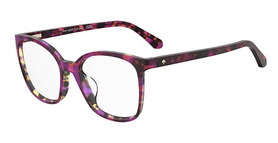 Kate Spade Maci/N/F/US - Pink Havana, Acetate, Rectangle frame