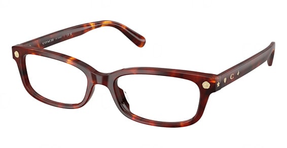 COACH HC6308U - Walnut Tortoise, Plastic, Mixed Shapes frame