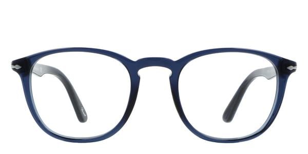 Persol PO3143V - Transparent Blue, Acetate, Rectangle frame