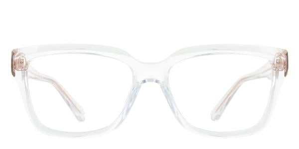 Michael Kors MK4117U Birmingham - Clear, Plastic, Rectangle frame