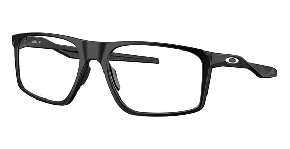 Oakley OX8183 BAT FLIP - Satin Black, Acetate, Rectangle frame