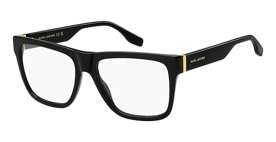 Marc Jacobs Marc 848 - Black Gold, Acetate, Rectangle frame