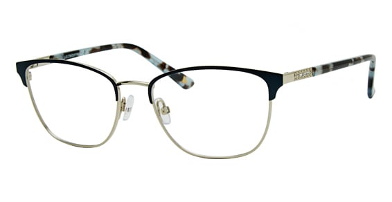 Liz Claiborne L 681 - Teal, Stainless Steel, Cat Eye frame