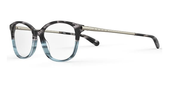 Emozioni EM 4064 - Bsv99 Gry Hvn Bl, Acetate, Oval frame