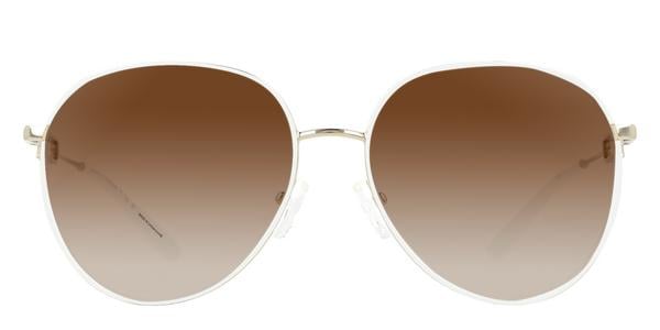 Michael Kors MK1128J Empire - Light Gold / White, Metal, Oval frame