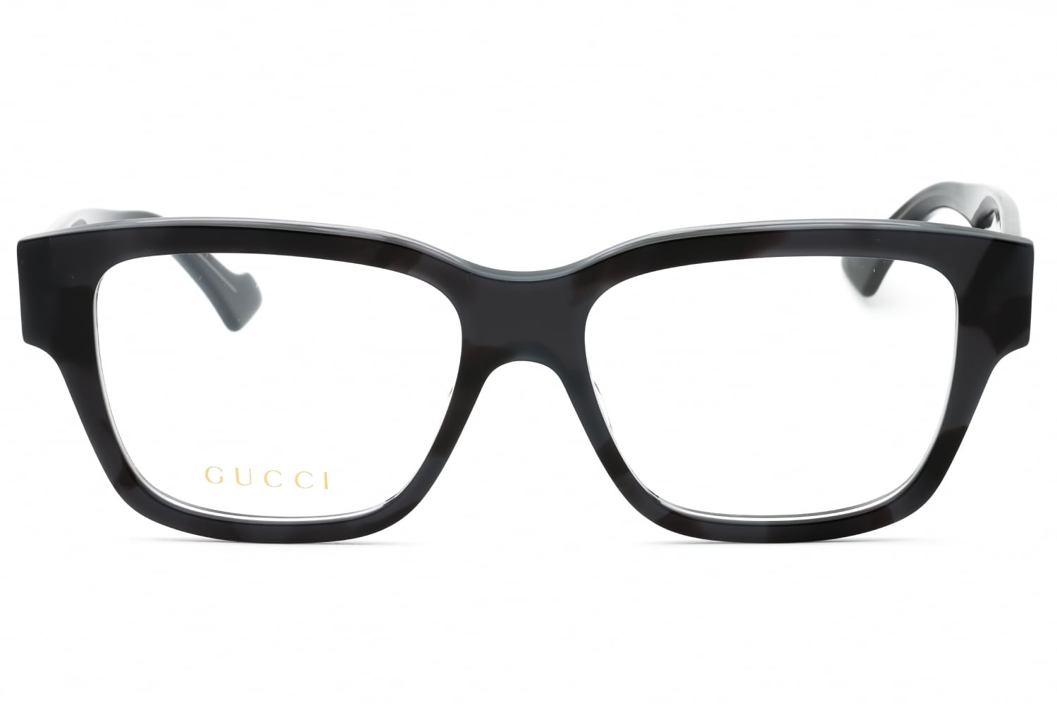 Gucci GG1428O - Grey-Grey-Transparent, Acetate, Rectangle frame