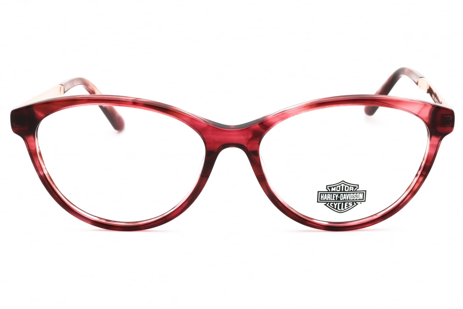 Harley Davidson HD0570 - Shiny Bordeaux, Acetate, Oval frame