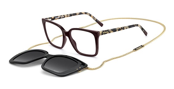 Missoni MIS 0251/C - Lhfwj Burgundy, Plastic, Rectangle frame
