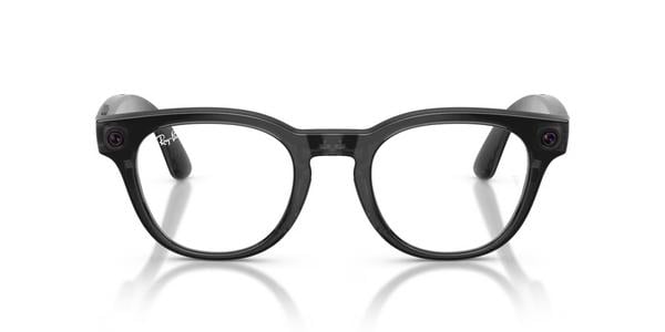 Ray-Ban RW7002 Scriber Meta Gen 2 - Transparent Black, Plastic, Round frame