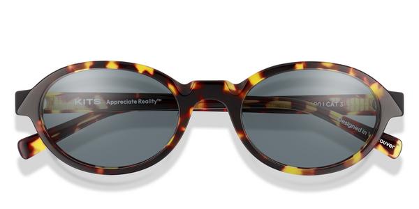 KITS Soren Sun - Havana, Acetate, Oval frame