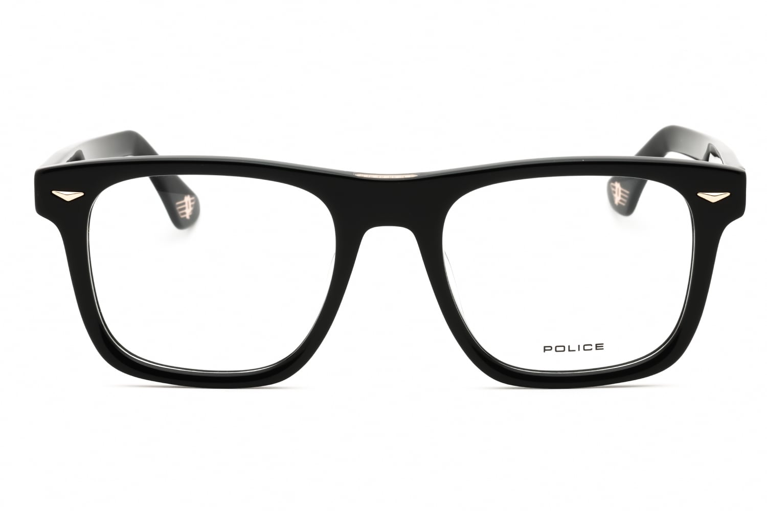 Police VPLL72E - Shiny Black, Plastic, Rectangle frame
