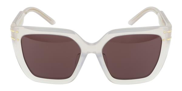 Dior CD40131F - Shiny Beige, Acetate, Cat Eye frame