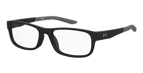 Under Armour UA 5079 - Matte Black, Plastic, Rectangle frame