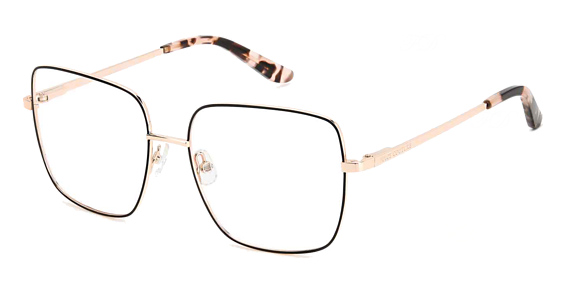 Juicy Couture JU 248/G - Black, Stainless Steel, Rectangle frame