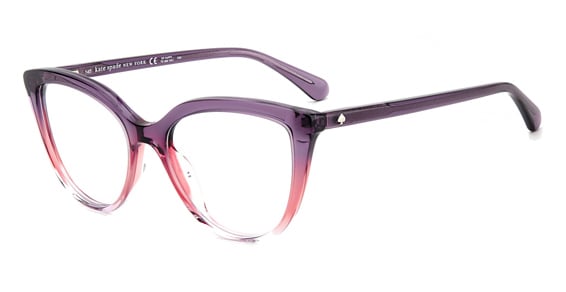 Kate Spade Hana - Pink Violet, Acetate, Rectangle frame