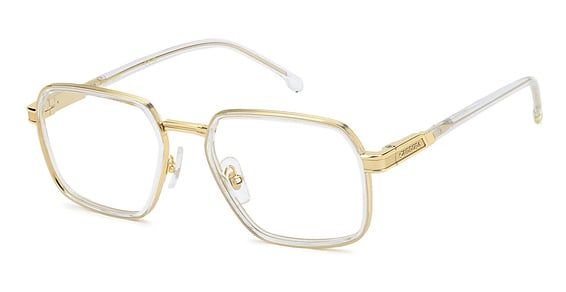 Carrera 1144/US - Crystal Gold, Stainless Steel, Rectangle frame
