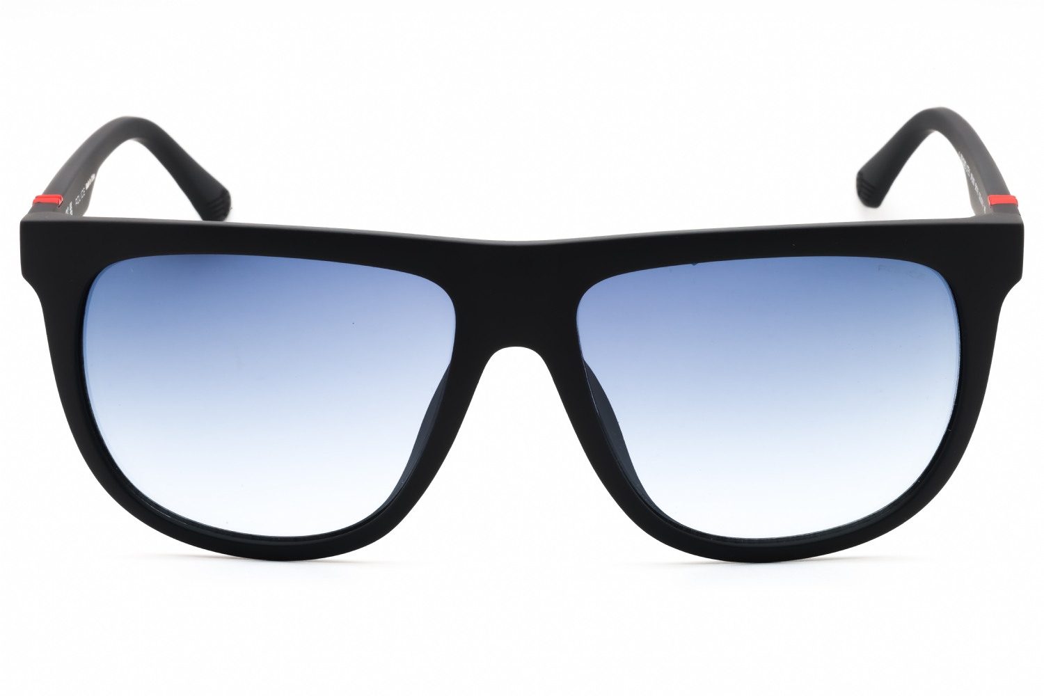 Police SPLN33 - Matt Sandblasted Blue, Acetate, Rectangle frame