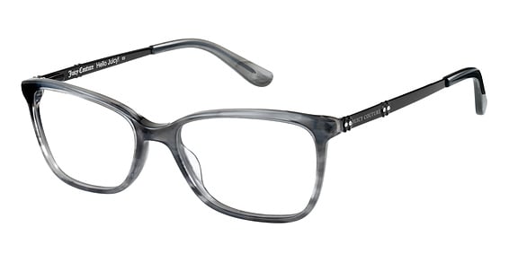Juicy Couture JU 171 - Black Crystal, Acetate, Rectangle frame