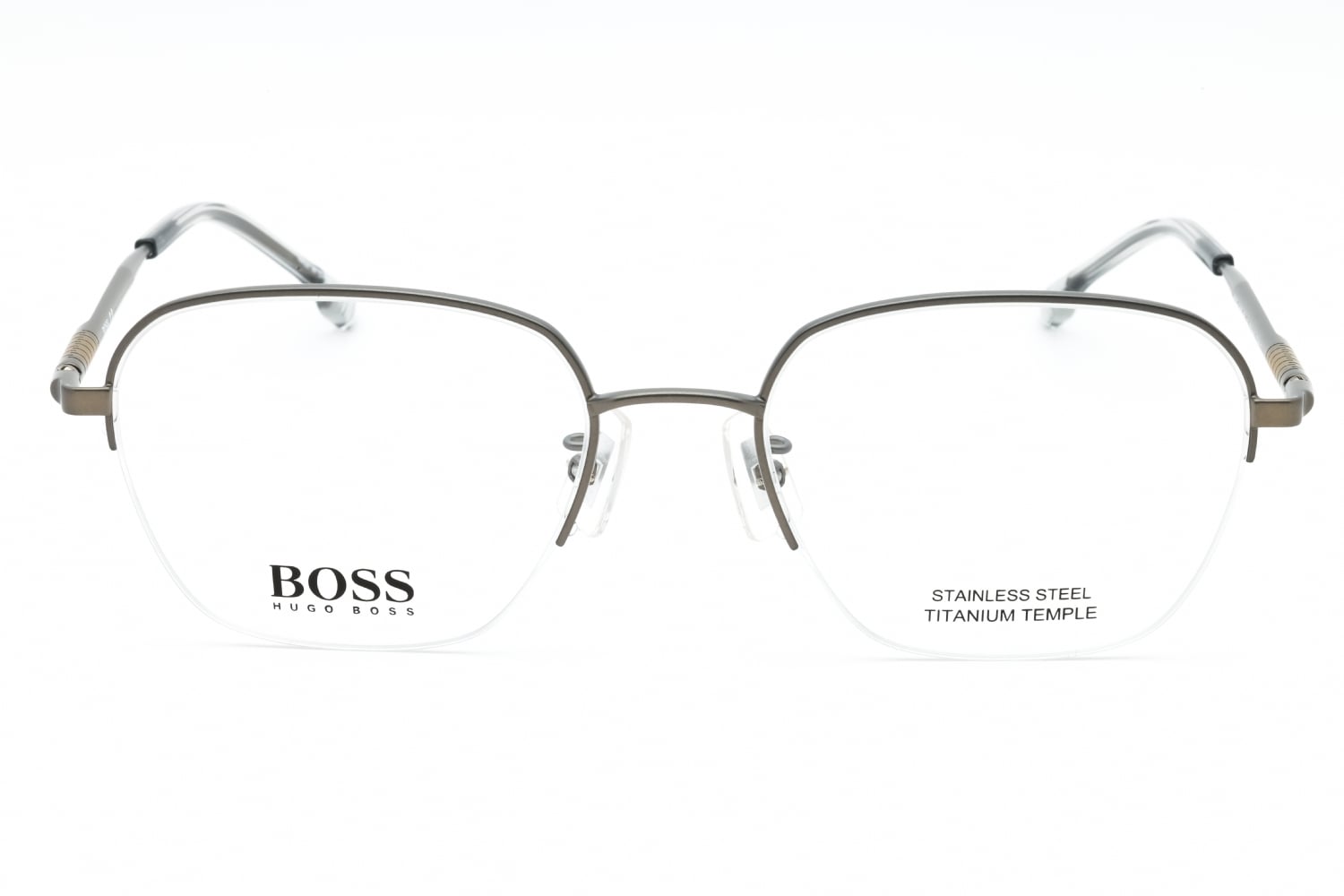 Hugo Boss BOSS 1346/F - Matte Ruthenium, Metal, Oval frame