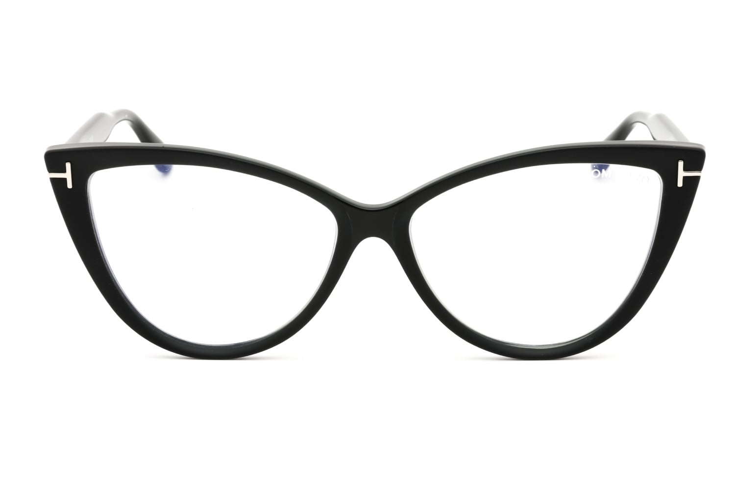 Tom Ford FT5843-B - Black/other/clear, Acetate, Cat Eye frame