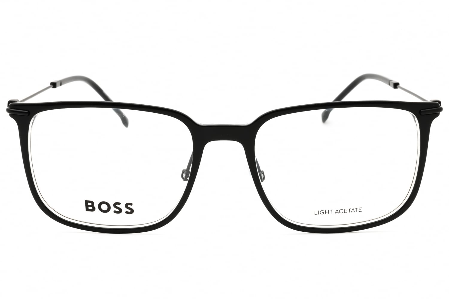 Hugo Boss BOSS 1484 - Black, Plastic, Rectangle frame
