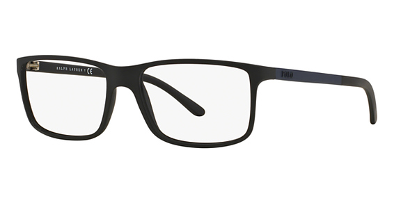 Polo PH2126 - Matte Black, Acetate, Rectangle frame