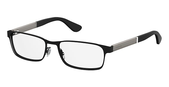 Tommy Hilfiger TH 1479 - Black, Stainless Steel, Rectangle frame