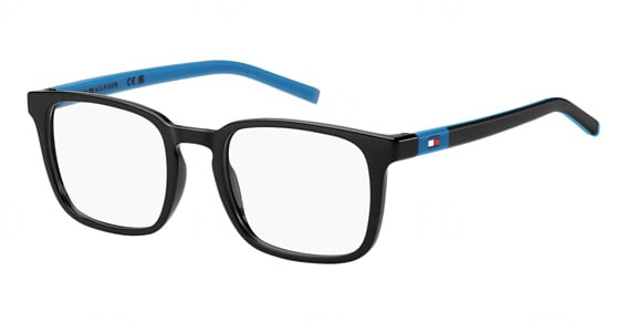 Tommy Hilfiger TH 2123 - Black, Plastic, Rectangle frame
