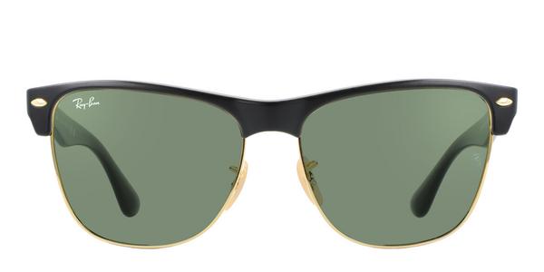 Ray-Ban RB4175 CLUBMASTER OVERSIZED - Demi Gloss Black on Arista, Acetate, Rectangle frame
