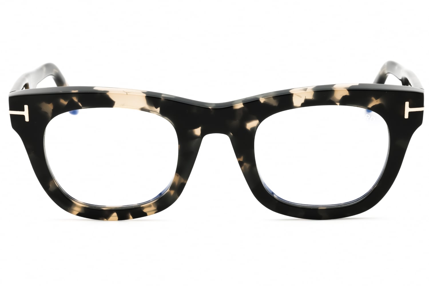 Tom Ford FT5872-B - Black/other/clear, Acetate, Rectangle frame