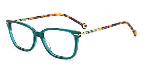 Carolina Herrera HER 0097 - Green Havana, Acetate, Rectangle frame