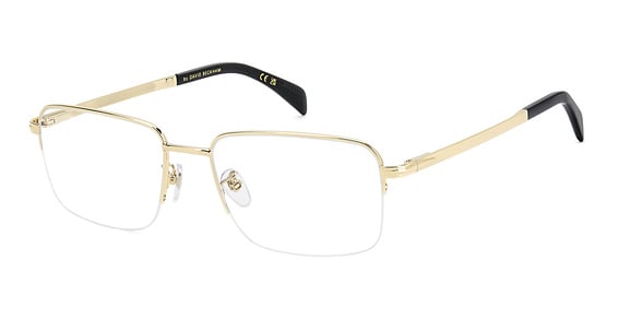 David Beckham DB 1150/US - Gold, Stainless Steel, Rectangle frame
