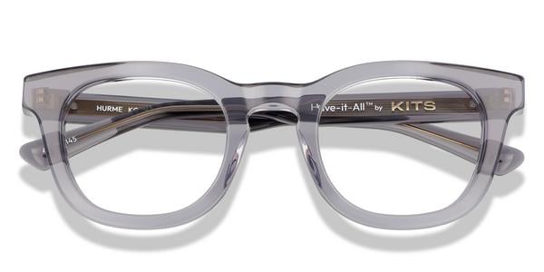 KITS Hurme - Transparent Grey, Acetate, D Frame frame