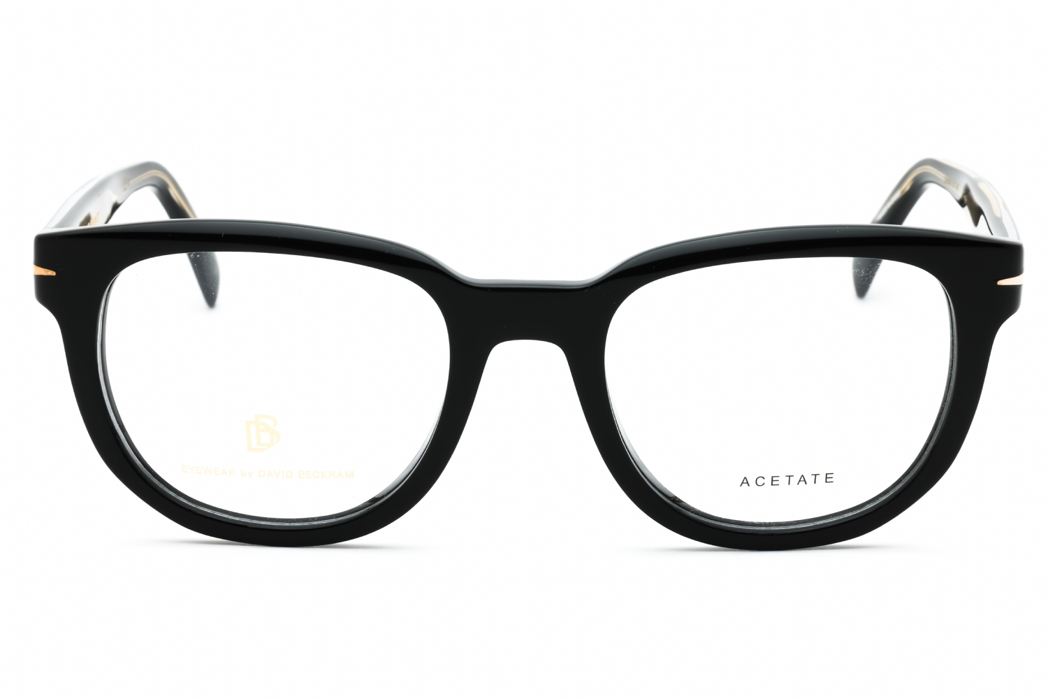 David Beckham DB 7097 - Black, Plastic, Oval frame