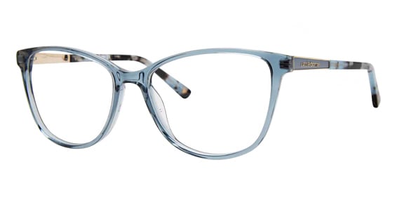 Liz Claiborne L 676 - Aqua, Acetate, Cat Eye frame