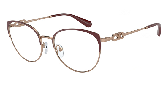 Emporio Armani EA1150 - Shiny Rose Gold, Metal, Oval frame