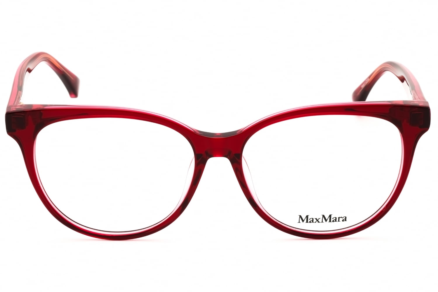 Max Mara MM5012 - Shiny RED, Acetate, Round frame