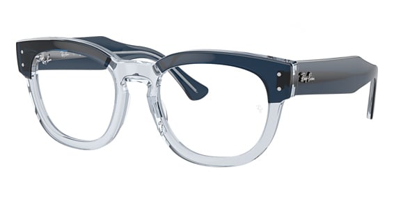 Ray-Ban RX0298V MEGA HAWKEYE - BLU ON Transparent BLU, Plastic, Oval frame