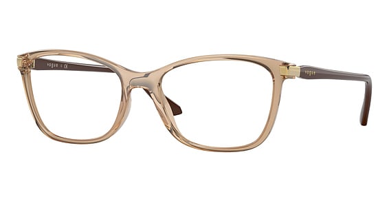 Vogue VO5378 - Transparent Brown, Acetate, Cat Eye frame