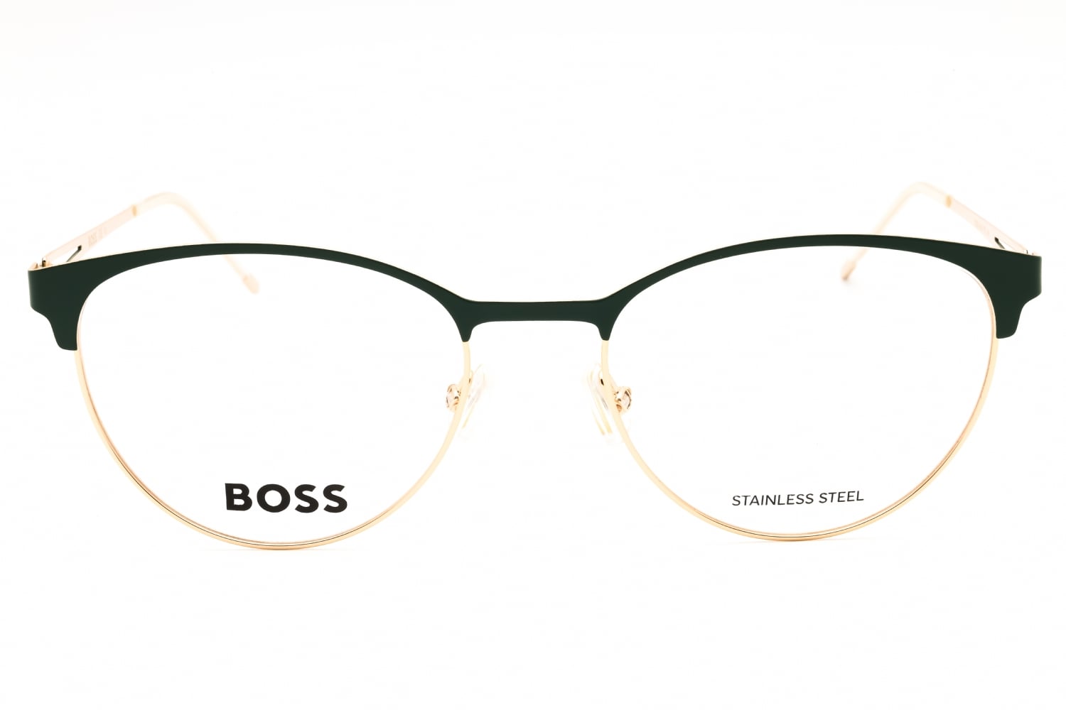 Hugo Boss BOSS 1460 - Gold Green, Metal, Round frame