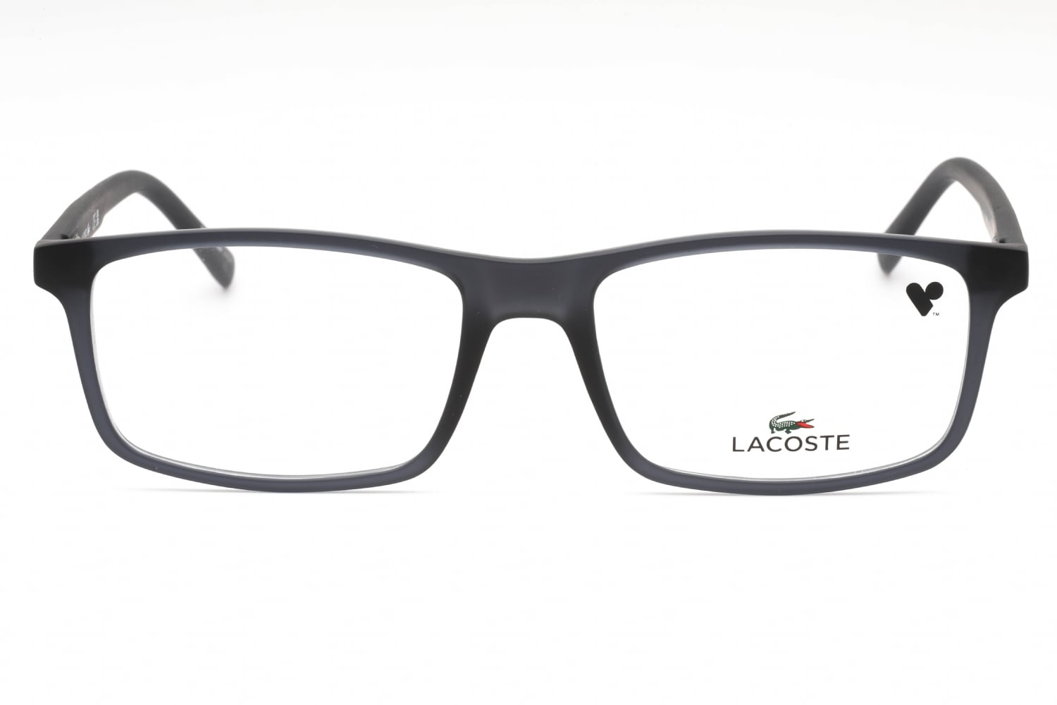 Lacoste L2858 - Matte Dark Grey, Acetate, Rectangle frame